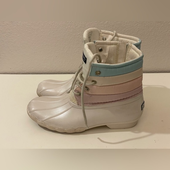 SPERRY TOP-SIDER® Saltwater Water Resistant‎ Boots Size 4 M - Picture 4 of 12